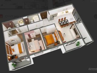 Bán cc 3pn 2wc ở sentosa sky park hải phòng, 4,450tỷ, 104m2, view đẹp