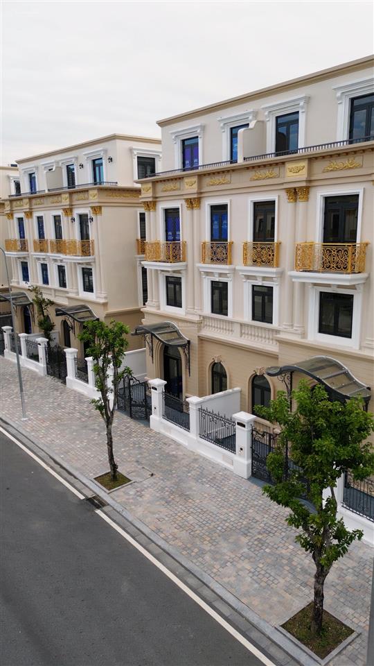 Biệt thự song lập hoàng gia vinhomes royal island 183,7m2 đất, 415,5m2 sàn, biển nước mặn sau nhà
