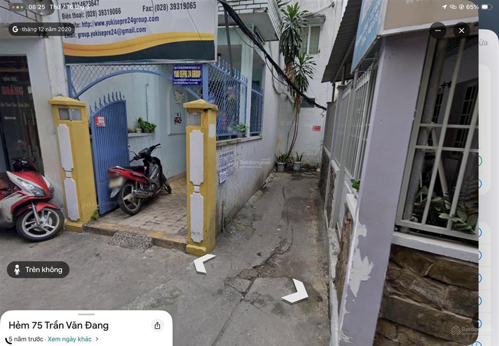 Chính chủ bán đất, tặng nhà cũ quận 3 đất 3 mặt thoáng , hiếm