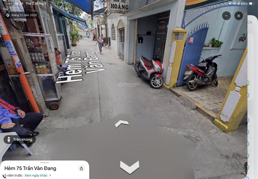 Chính chủ bán đất, tặng nhà cũ quận 3 đất 3 mặt thoáng , hiếm
