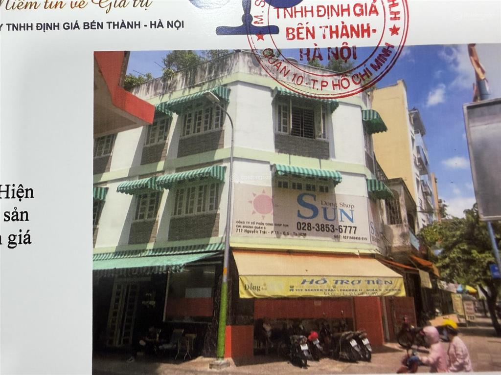 Cho thuê nhà mặt tiền góc 717 nguyễn trãi, 33 triệu, diện tích sử dụng 72m²,