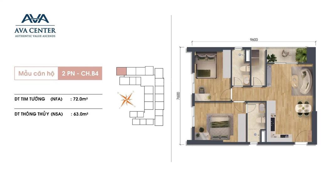 Chỉ từ 186triệu sở hữu căn hộ ava center full nội thất tt thuận giao, ngay trạm tuyến metro 2a 300m