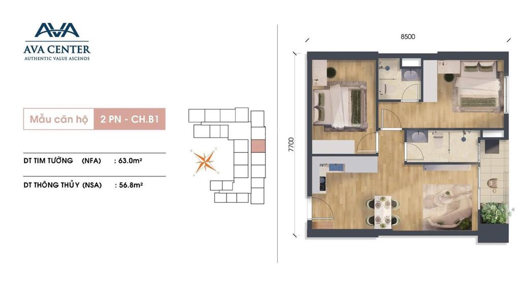 Chỉ từ 186triệu sở hữu căn hộ ava center full nội thất tt thuận giao, ngay trạm tuyến metro 2a 300m