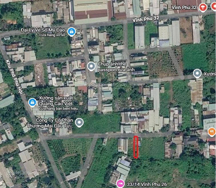 Bán đất thổ cư tại đường vĩnh phú 32