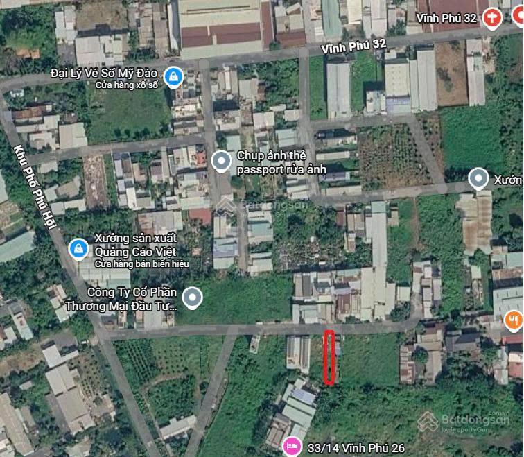 Bán đất thổ cư tại đường vĩnh phú 32