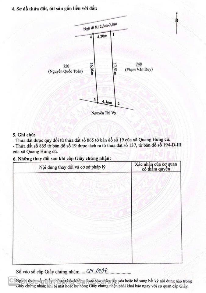Cần bán đất tại thôn câu trung, quang hưng, an lão, hải phòng.