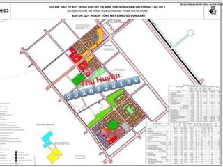 Lô đất ngõ 5m ô bàn cờ tân thành, dương kinh, hải phòng 1 tỷ **