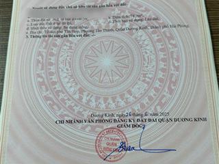 Chính chủ bán lô nhỏ xinh tại phường tân thành  dương kinh, hải phòng, giá chỉ 2,25 tỷ