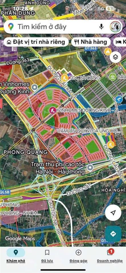 Siêu phẩm tái định cư bà cằng, gần sát vinhomes dương kinh, hải phòng, giá chỉ 3x triệu/m2