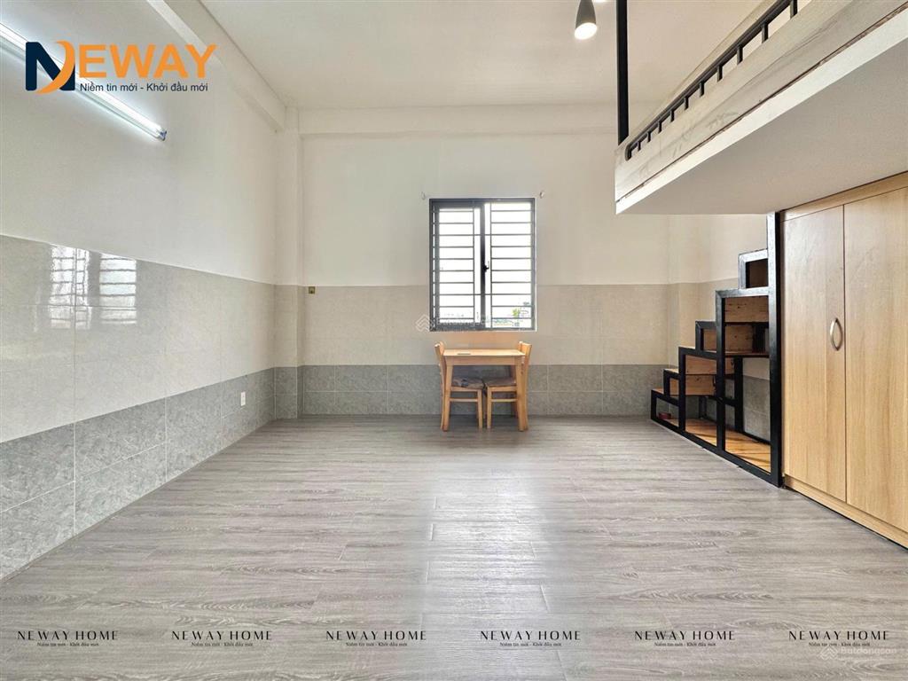 Cho thuê duplex gác cao full nội thất  cửa sổ trời  cách lotte mart cộng hoà và etown chỉ 3 phút