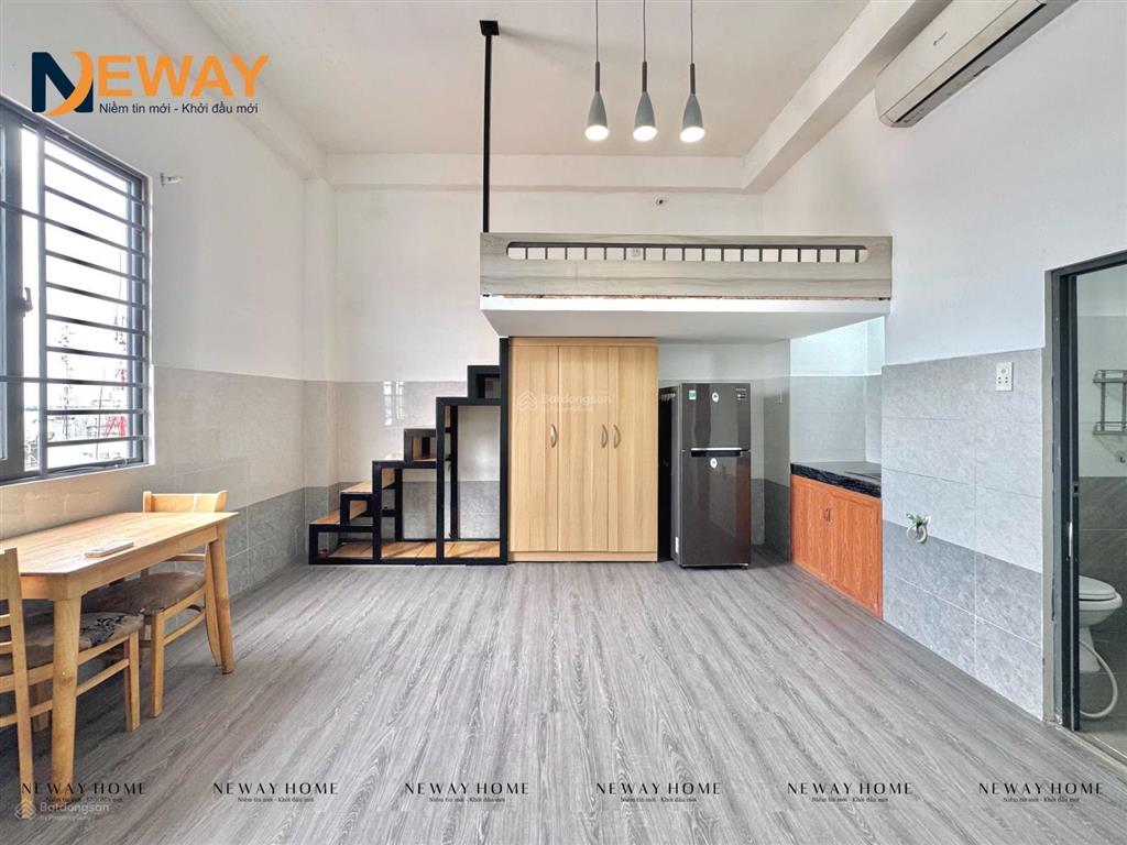 Cho thuê duplex gác cao full nội thất  cửa sổ trời  cách lotte mart cộng hoà và etown chỉ 3 phút