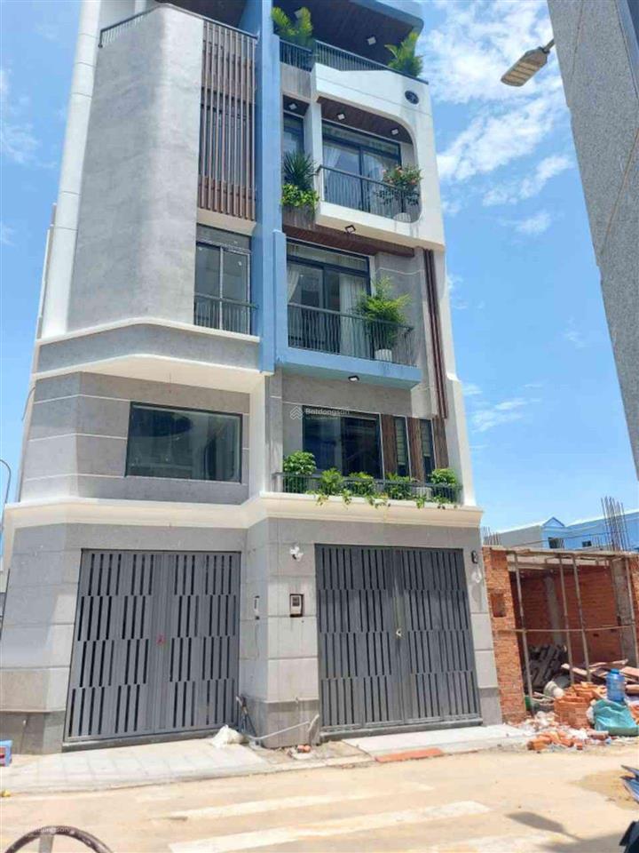 Nhà mới 5 tầng  hương lộ 2, (4x13m) 4pn  hxh 6m  thông lê văn quới  gần bv bình tân  7.45tỷ