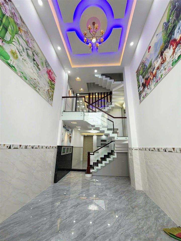 Nhà mới 5 tầng  (4x14m) 6pn  hxh 7m  gần bốn xã  ngay miếu gò xoài  giáp tân phú  chỉ6.9 tỷ