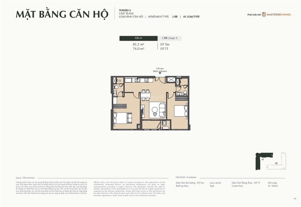 Bán căn 1pn quỹ thưởng masterise nguyễn trãi giá nhất thị trường