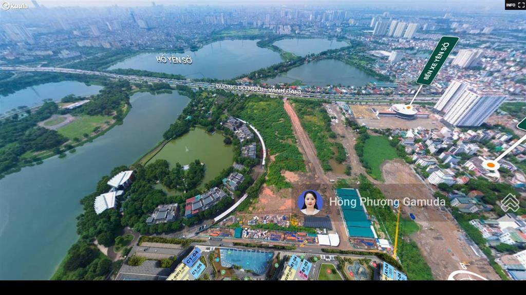 Bán căn góc 3pn 99m2 gamuda central park view trọn hồ yên sở 0904 744 ***