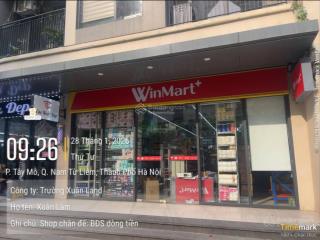 Bán shop chân đế vinhomes smart city sẵn dòng tiền ổn định