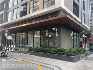 Chính chủ gửi cho thuê shophouse căn góc sảnh tại the canopy residences