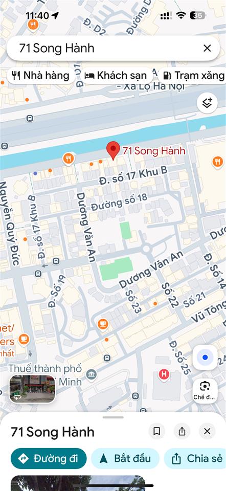165 triệu/ tháng, cho thuê 71 đường song hành, tp. hồ chí minh