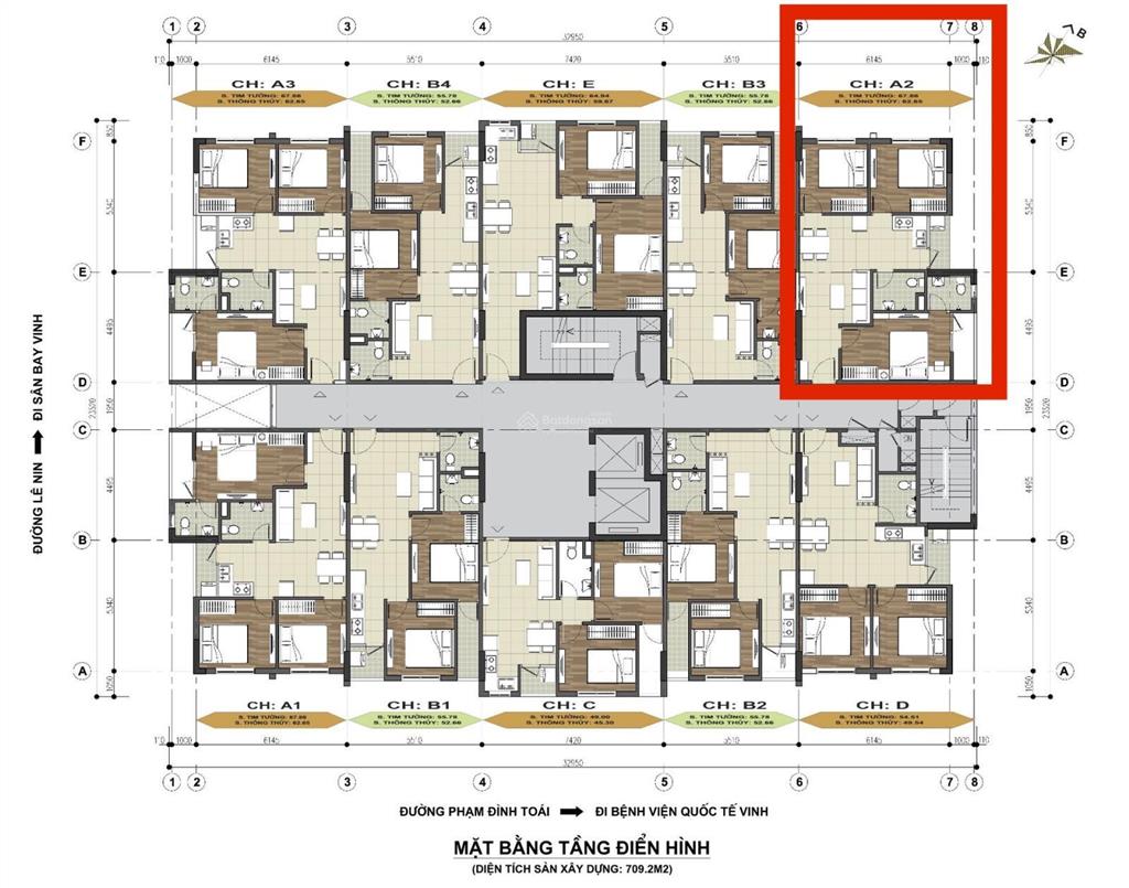 Chính chủ bán căn hộ 3pn góc, chung cư handico a4 ngã 4 lê nin  phạm đình toái.  0987 825 ***