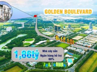 Golden boulevard dãy nhà phố thương mại  trung tâm thành phố mới bình dương