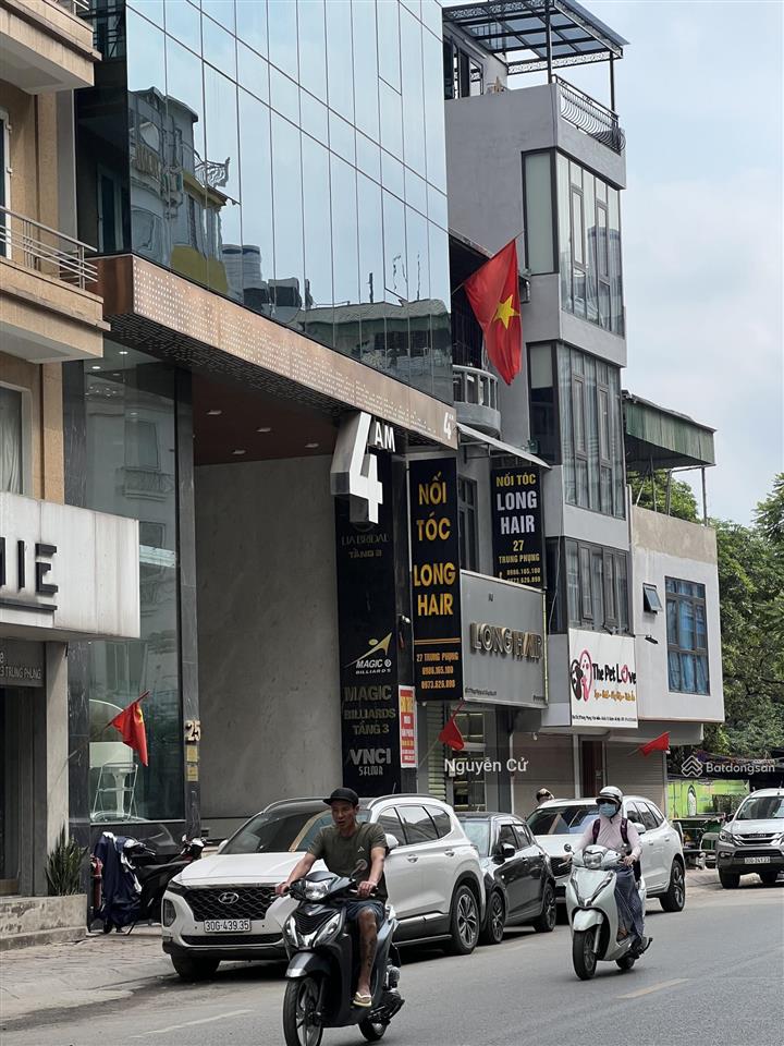 Hiếm! lô góc, 10m ra mặt phố, ngõ thẳng, thông dâ xây, ô chờ thang máy, xã đàn trung phụng, 34m*5t.