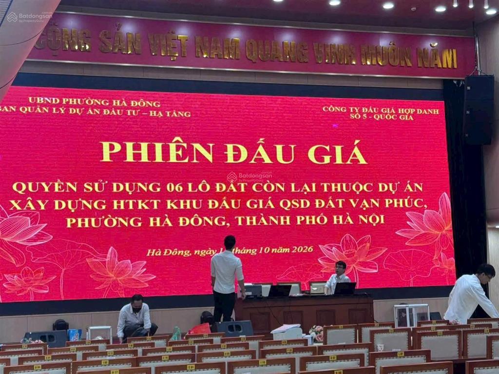 Đất đấu giá vạn phúc giá cực tốt