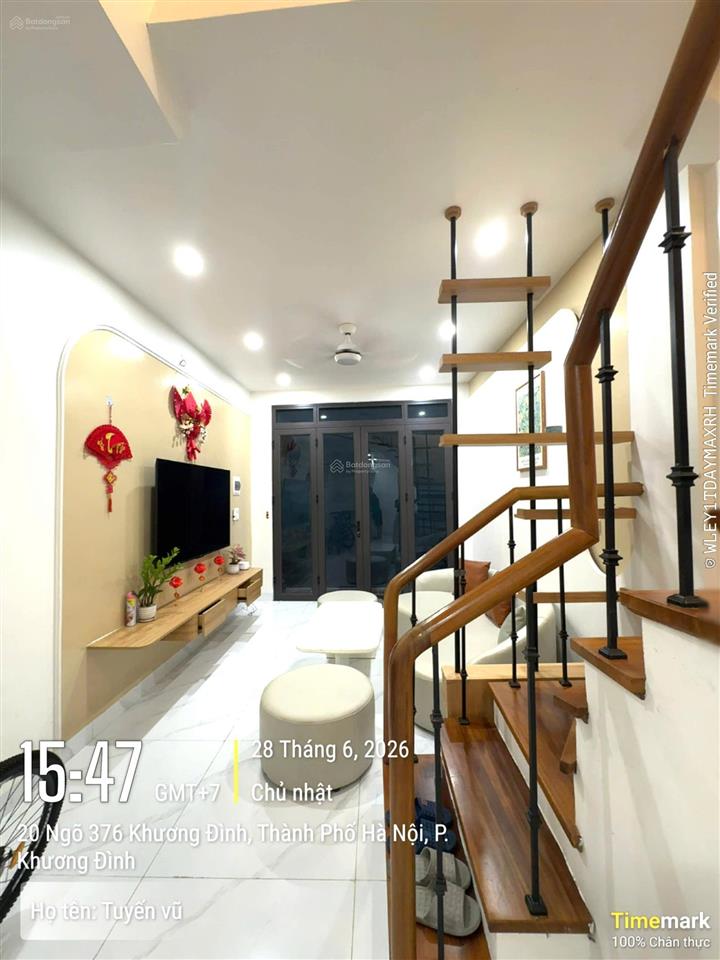 Chính chủ cho thuê nhà thanh xuân, ngõ 3 gác, 36m2, 5pn, ở gia đình & văn phòng đều hợp  15tr