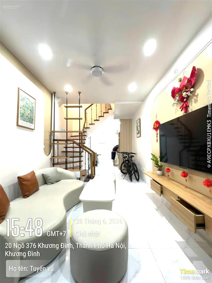 Chính chủ cho thuê nhà thanh xuân, ngõ 3 gác, 36m2, 5pn, ở gia đình & văn phòng đều hợp  15tr