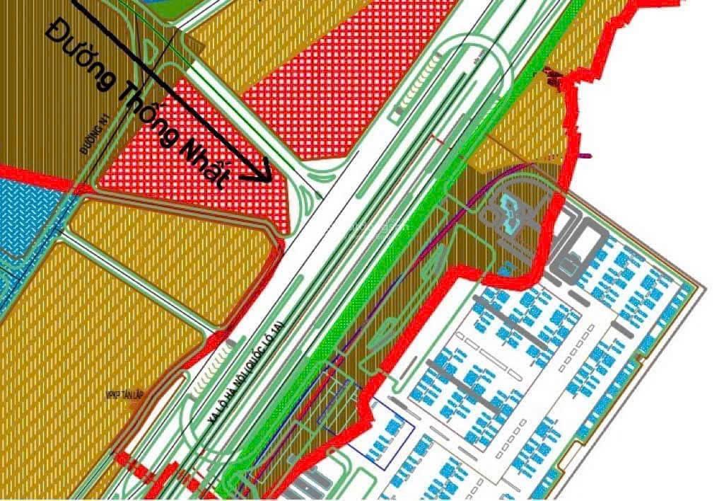 Chủ cần bán gửi gấp lô đất mt thống nhất (đại lộ đông tây) 100m2 tại khu đô thị bình nguyên