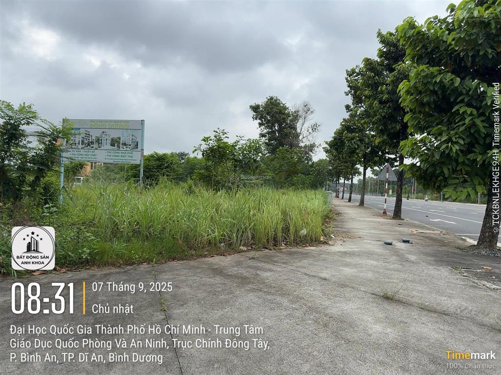 Chủ cần bán gửi gấp lô đất mt thống nhất (đại lộ đông tây) 100m2 tại khu đô thị bình nguyên