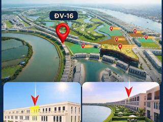 Shophouse đv16 view sông đẹp | giá tốt tại vinhomes royal island vũ yên, hải phòng