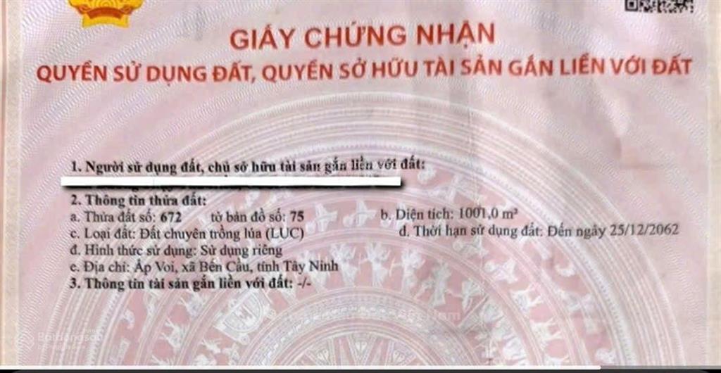 Đất 13x70m đường ấp voi vị trí đẹp