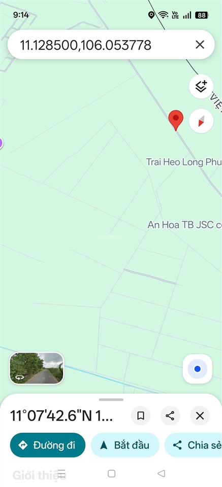 Đất 95x200m tổng 19000m đường long phước