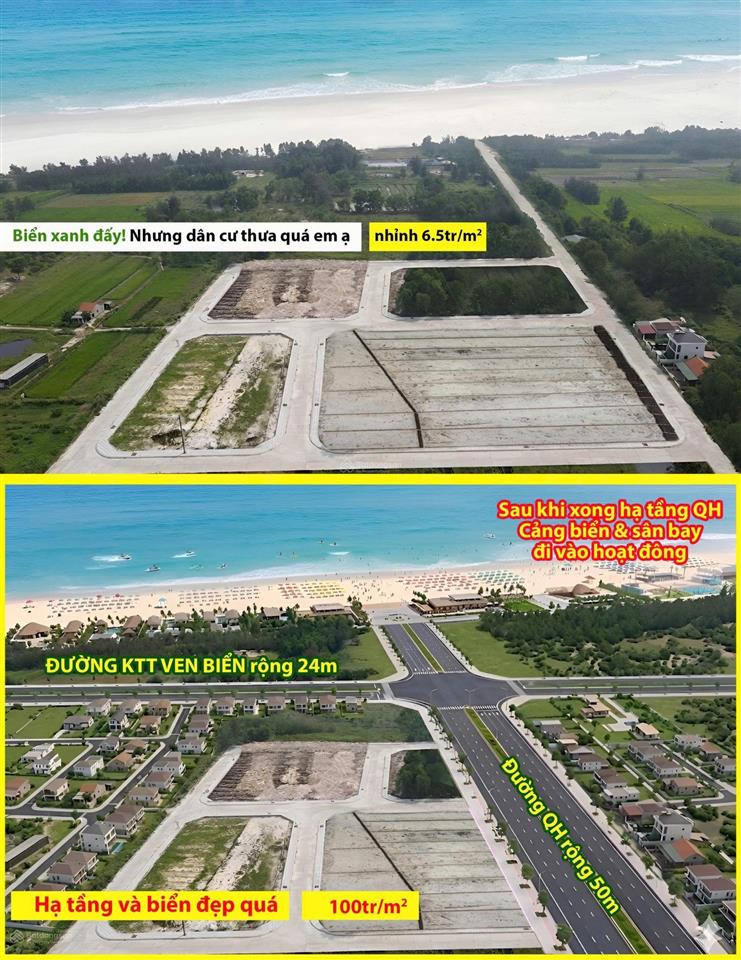 Bán mảnh đất sát biển nam cửa việt, quảng trị