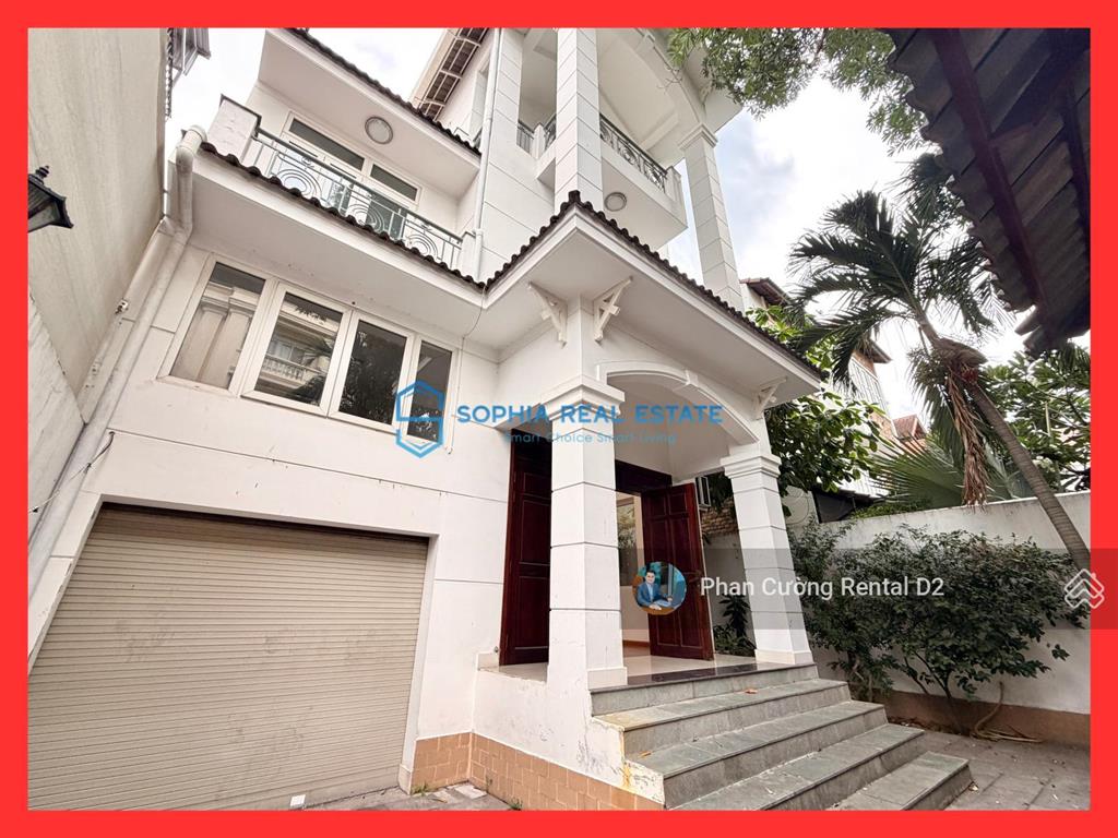Siêu phẩm! villa 240m² đất, 3 tầng 6pn 7wc, sân vườn, ngay nguyễn văn hưởng thảo điền chỉ 69tr/th