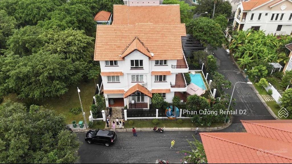 Siêu phẩm! villa 2 mặt tiền 400m² đất, hồ bơi, sân vườn, ngay nguyễn văn hưởng thảo điền, gần sông