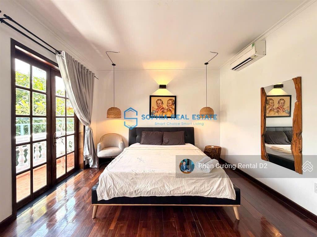 Siêu phẩm! cho thuê villa 17x20m | 3 tầng | 4pn | 5 toilet tọa lạc ngay nguyễn văn hưởng, thảo điền
