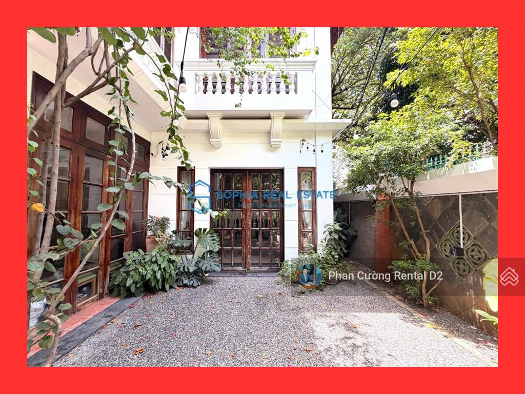 Siêu phẩm! cho thuê villa 17x20m | 3 tầng | 4pn | 5 toilet tọa lạc ngay nguyễn văn hưởng, thảo điền