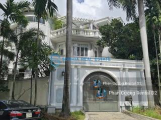 Siêu phẩm!! cho thuê villa 18x26m| 3 tầng| 5pn| 7 toilet tọa lạc ngay nguyễn văn hưởng, thảo điền