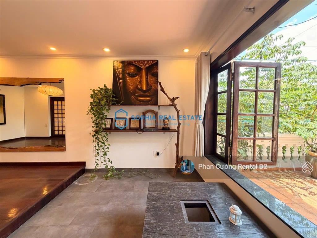 Siêu phẩm! cho thuê villa 17x20m| 3 tầng| 4pn| 5 toilet tọa lạc ngay nguyễn văn hưởng, thảo điền