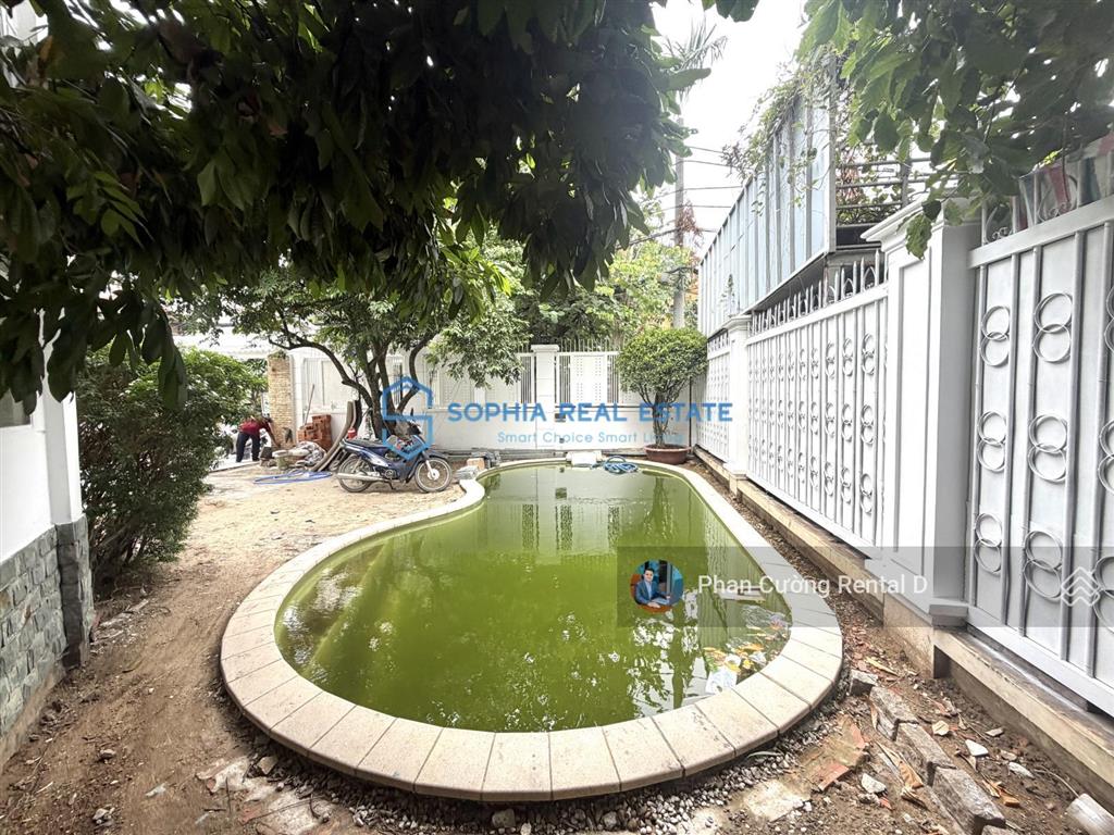 Cho thuê villa nguyễn văn hưởng ngay trường bis thảo điền | 6pn | hồ bơi | giá chỉ 91tr/th