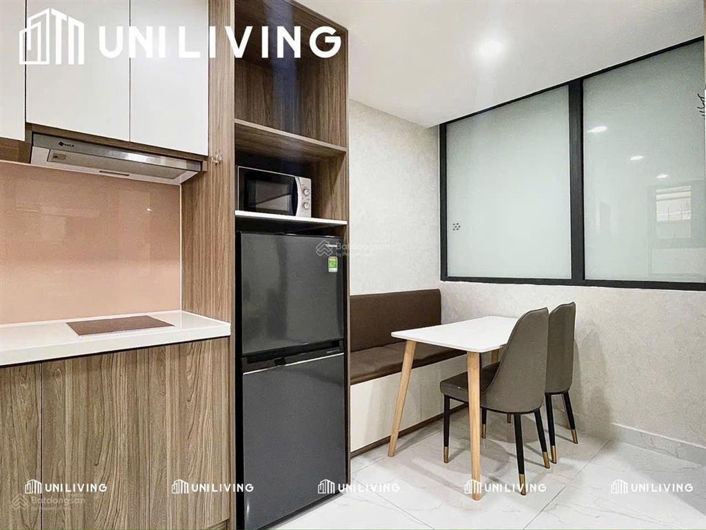 Cho thuê căn hộ 1 phòng ngủ full nội thất máy giặt riêng gần cv lê thị riêng, ngã tư bảy hiền