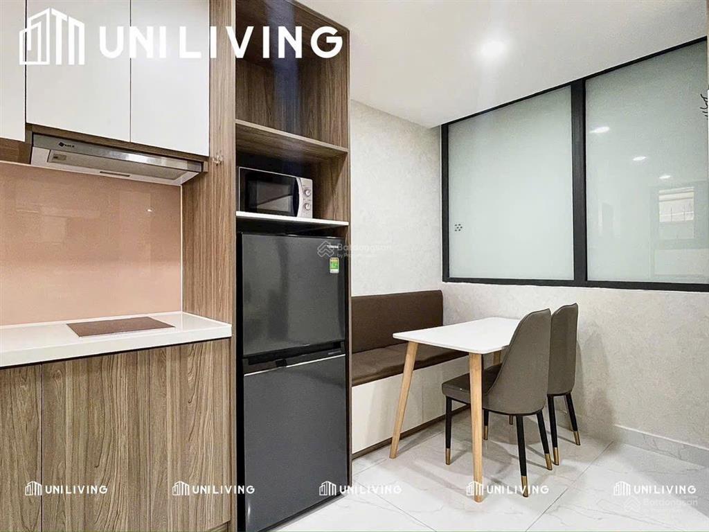Cho thuê căn hộ 1 phòng ngủ full nội thất máy giặt riêng gần cv lê thị riêng, ngã tư bảy hiền