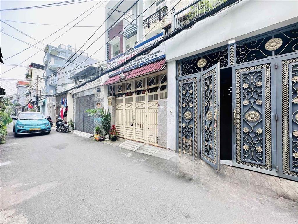 Hẻm xẻ hơi 1 trục ngủ trong nhà64m24tầng4pn5wcbùi quang là p.an hội tâychỉ 8tỷ tl