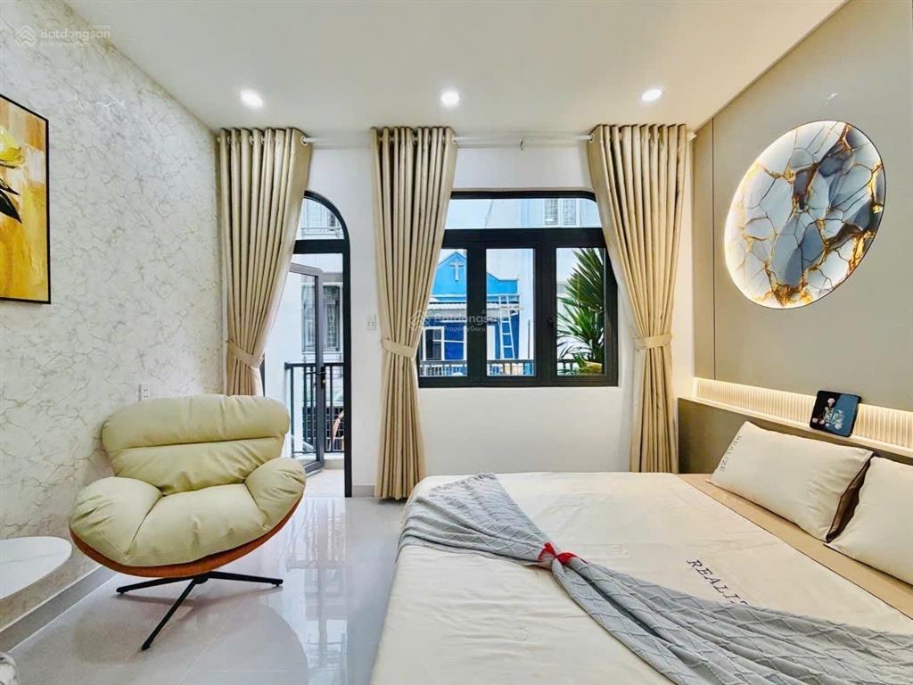 Hẻm xe tảinhà mới đẹpfull nội thất60m24tầng4pn6wcnguyễn tư giản p.an hội tâychỉ 8tỷ8 tl