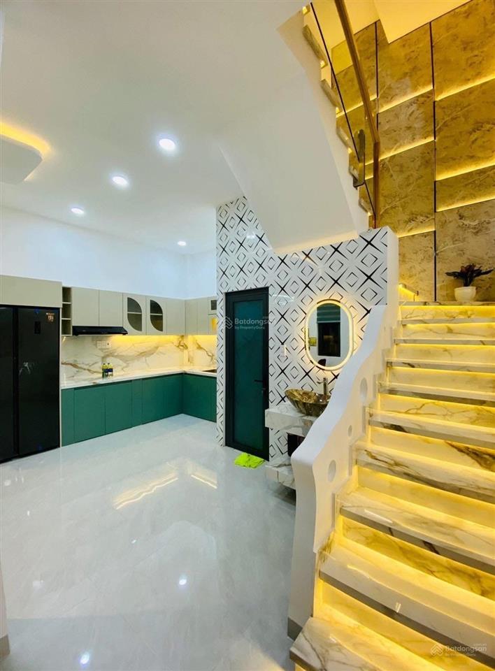 Hẻm xe hơi thông3 tầng btct4pnngang khủng 9.5m46m²bùi quang lã, p12, gò vấpchỉ 6tỷ2