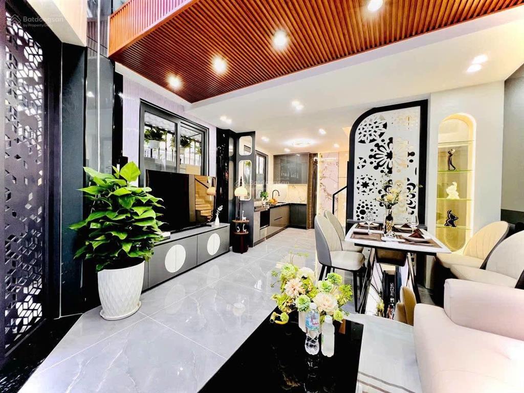 Quang trung, p8lô góc xe hơi thông5 tầng3pn, 4wc50m2ngang 5mnhà mới full nội thấtchỉ 6.99 tỷ
