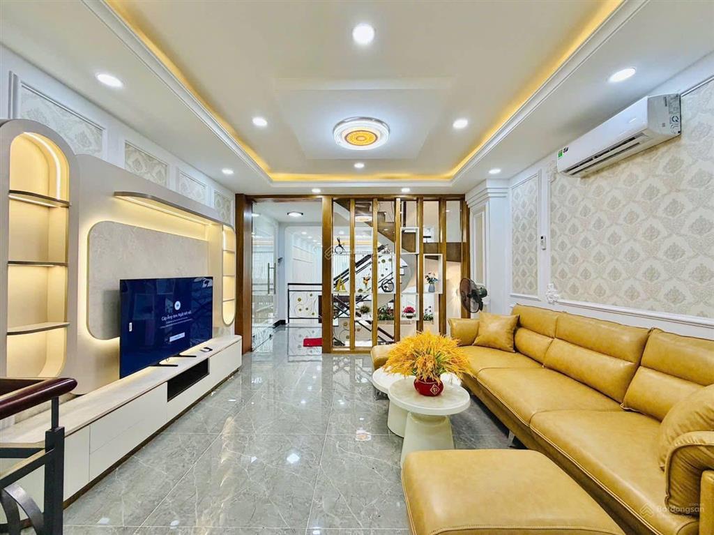 Hẻm xe hơi vào nhàmới đẹp full nội thất60m25tầng4pnphạm văn chiêu p9 gvchỉ 7,89tỷ tl