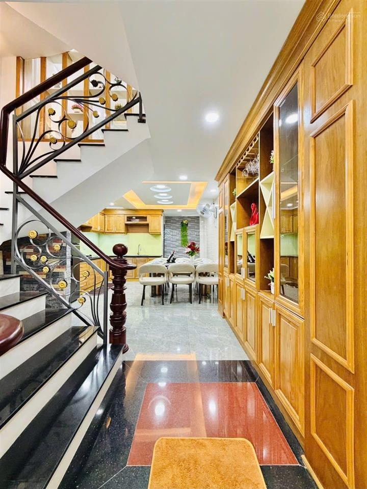Hẻm xe hơi vào nhàmới đẹp full nội thất60m25tầng4pnphạm văn chiêu p9 gvchỉ 7,89tỷ tl