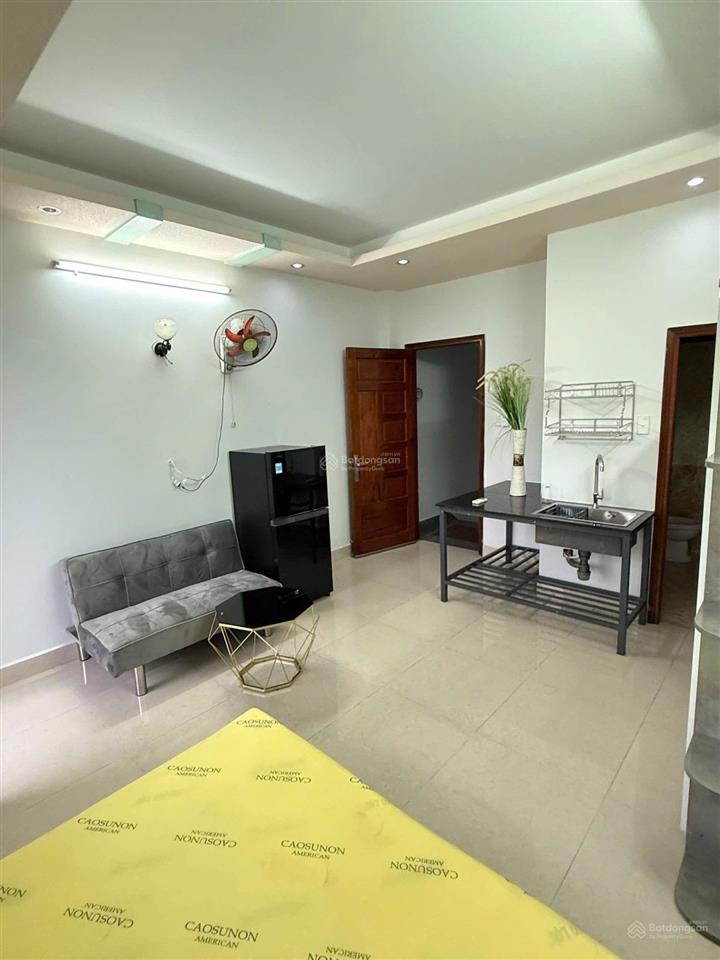 Hẻm 10m thông 75m2  5tầng 6 phòng chdv full nội thất thu nhập 24triệu/th gần lê văn thọ gv, 9,2 tỷ